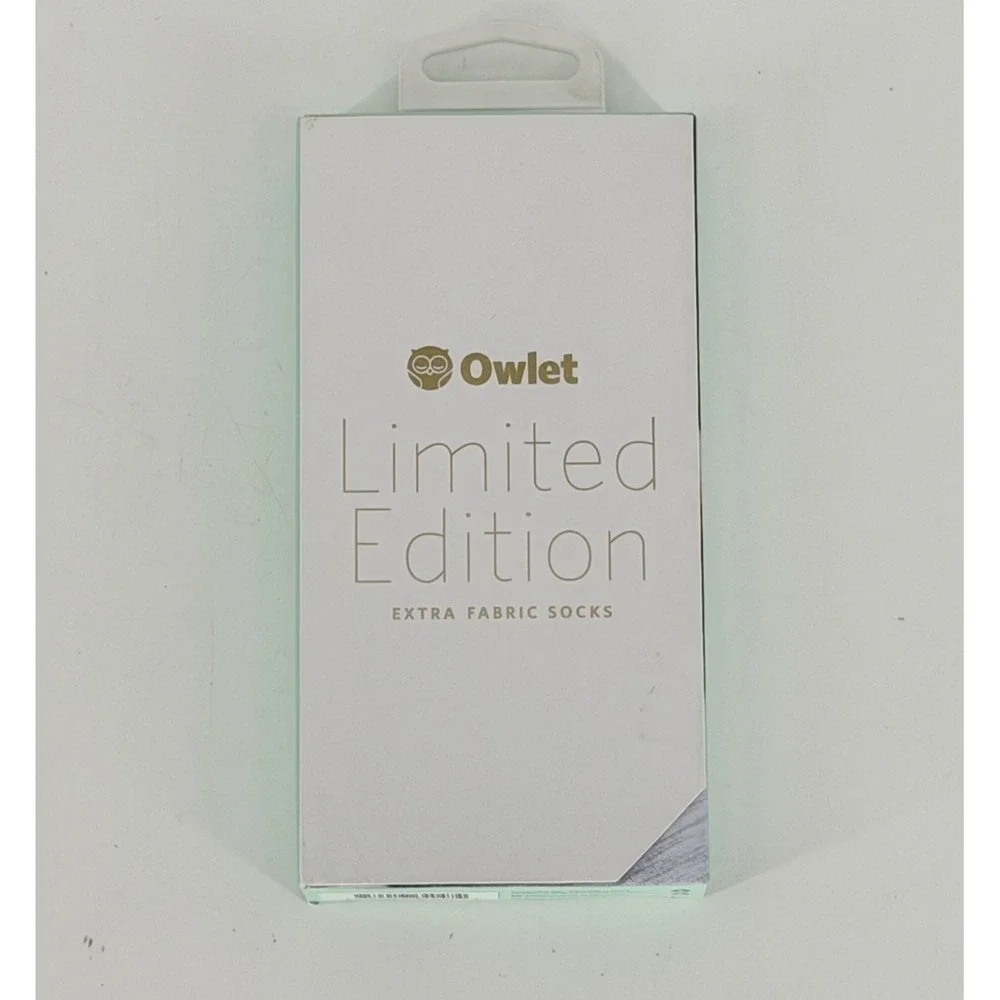 Owlet Limited Edition Extra Fabric Socks Smart Sock 3 Size 1 & 2 New
